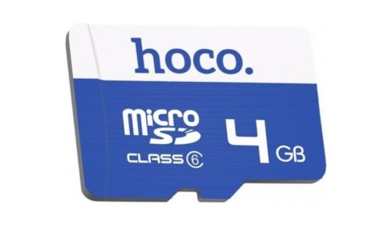 Карта памяти microSD Hoco 4GB (Class 6)