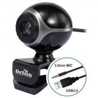 Веб-камера DeTech DT626M Black