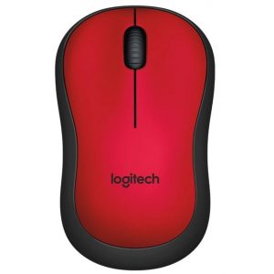 Мышь беспроводная Logitech M220 Silent Red, White