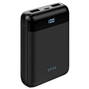 Power Bank TFN Mini LCD 10000 mAh,2A (TFN-PB-215-BK)