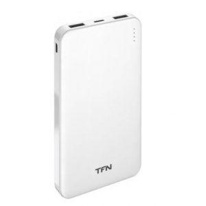 Power Bank TFN Slim Duo 10000mAh 2USB 2.1A TFN-PB-202-WH White