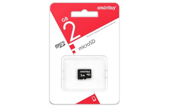 Карта памяти SmartBuy microSDHC Class 4 2GB