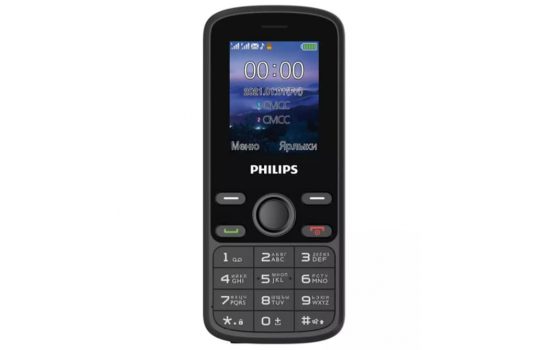 Телефон Philips E111 Black