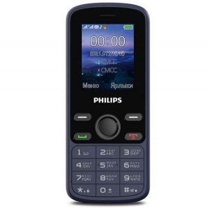 Телефон Philips E111 Blue