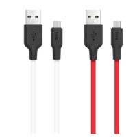 Кабель microUSB Hoco X21 Silicone 1m