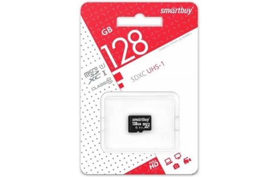 Карта памяти Smartbuy microSDXC 128 ГБ