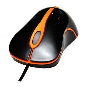  Мышь DeTech DE-2056 USB Black-Orange