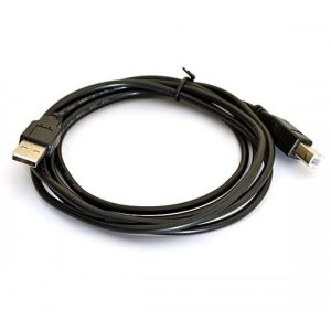 Кабель для принтера DeTech USB 2.0 AM-BM 1.8m black