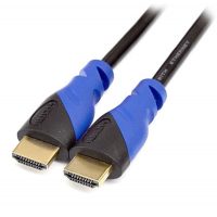 HDMI-HDMI DeTech A-A v1.4 3m Black-Blue