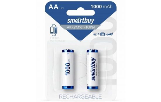 Аккумулятор Smartbuy AA/2BL 1000 mA