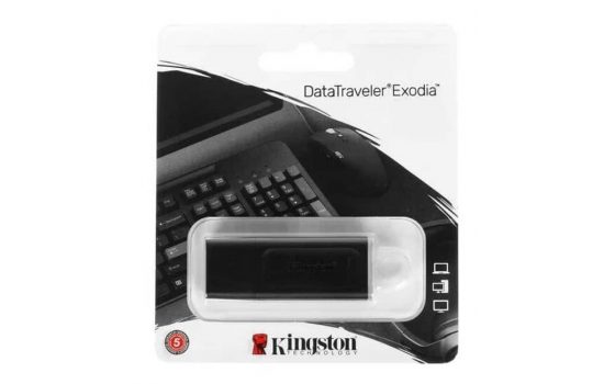 USB-флэш Kingston 64 ГБ USB Flash Drive DataTraveler Exodia DTX/64GB USB 3.2