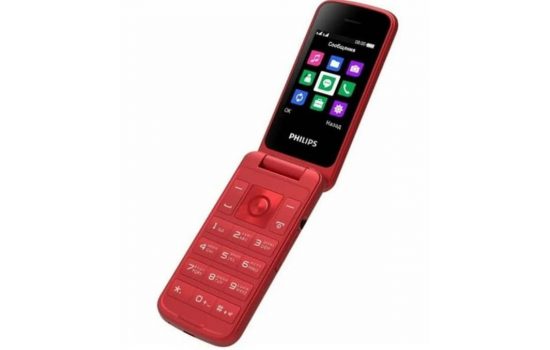 Телефон Philips E255 Red