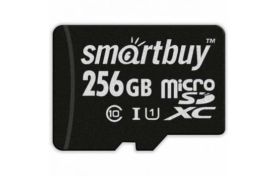 Карта памяти  SmartBuy microSDXC 256GB (UHS-1, Class 10)