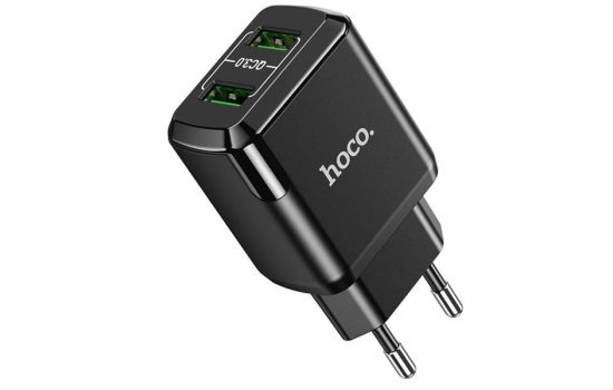 CЗУ Hoco N6 2USB QC3.0 Black