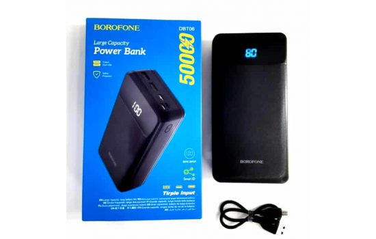 Power Bank BOROFONE DBT06 50000mAh Blacк