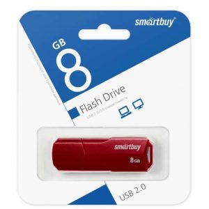 USB накопитель SmartBuy 8GB Clue Burgundy