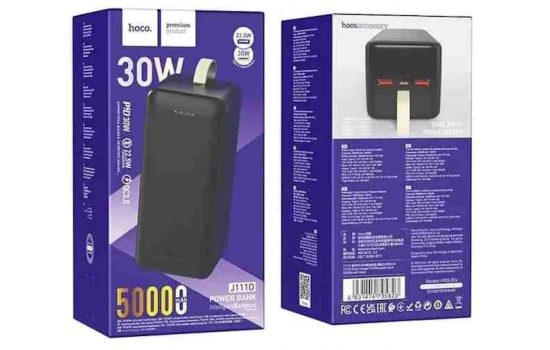 Hoco J111D 50000 mAh PD22.5W/30W Black