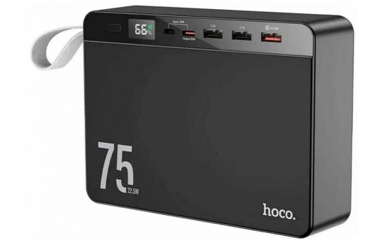 Power Bank Hoco J94, 75000mAh black