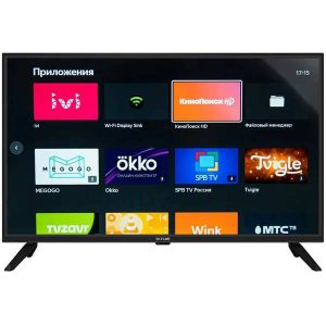 Телевизор 32" Skyline 32YST5975 HD, Smart TV, Яндекс ТВ, Wi-Fi Black