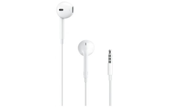 Наушники Apple EarPods with 3.5mm Headphone Plug MNHF2ZM/A A1472 White