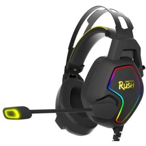 Игровые наушники  Smartbuy SBHG-6300 Rush Ambition RGB подсветка Black-Red