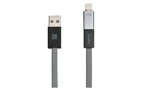 USB iPhone 5+Micro USB соединительный Remax RC-026t Black