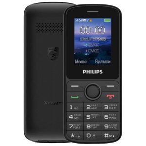 Philips Xenium E2101 1.77" 1000mAh Black, Blue