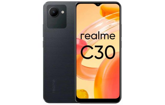 Realme C30 4/64Gb,6,5"IPS,8+2/5Mp,5000mAh (RMX3281) Black