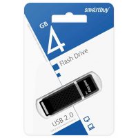 USB накопитель 4 Gb Smartbuy SB32GBQZ-K Quartz Black