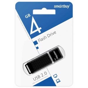 USB накопитель 4 Gb Smartbuy SB32GBQZ-K Quartz Black