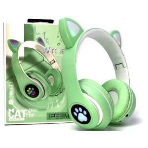 Наушники гарнитура CATear P33M Bluetooth 5.0 с ушками Pink,Blue,Green