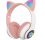 Наушники гарнитура CATear P33M Bluetooth 5.0 с ушками Pink,Blue,Green