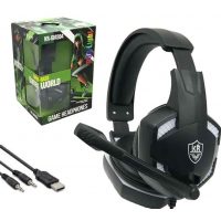 Наушники Games Headset KR-GM304 RGB Black