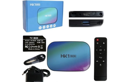 Smart TV HK1Box 4/32GB Android 9,0,Wi-Fi 