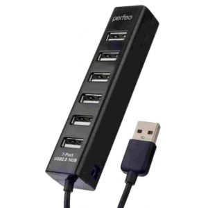 USB-HUB Perfeo PF-VI-H035 2.0 7USB Black