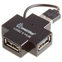 USB-HUB Smartbuy SBHA-6900-B 4 порта Black