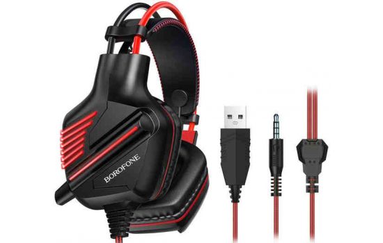 Игровая гарнитура Borofone BO101 Red/Black