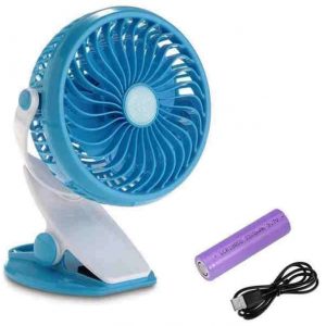 Вентилятор Mini Fan ML-F168 USB+акб 18650 Blue/Green