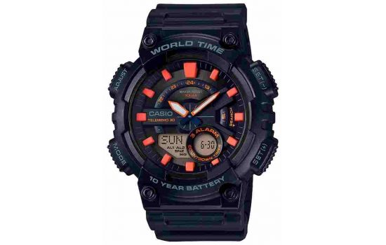 Часы наручные Casio AEQ-110W-1A2VDF Black