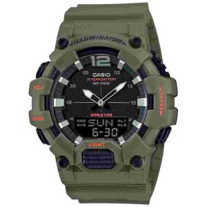 Часы наручные Casio HDС-700-3A2VDF WR100 (10 atm) Green