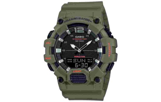 Часы наручные Casio HDС-700-3A2VDF WR100 (10 atm) Green