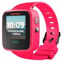 Смарт часы детские Geozon Aqua Glonas/GPS/LBS/Wi-Fi Pink, Blue