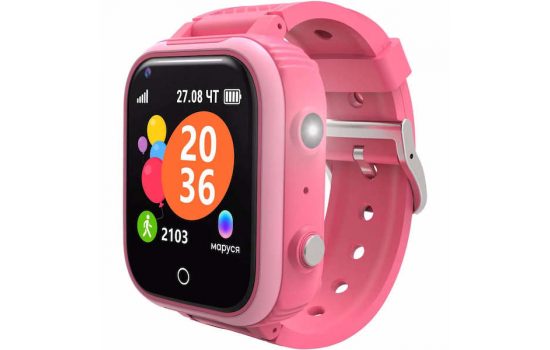 Смарт часы Geozon GEO-G-W17PNK IQ часы-телефон Pink
