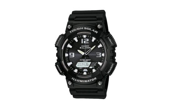 Часы Casio AQ-S810W-1AVDF WR100 (10 atm) Black