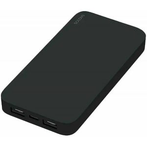 Power Bank Xiaomi Mi Solove 20000mAh 18W + кожаный чехол Black, Beige