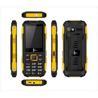 Телефон F+ PR240 Black-Yellow