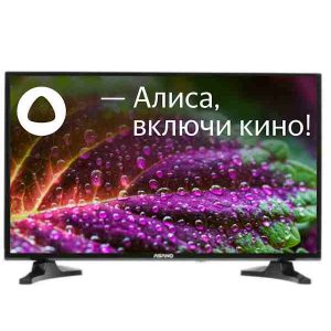 Телевизор ASANO 28" 28LH8110T 1366x768,HD Ready, 60Hz,Wi-Fi,Smart TV,Яндекс ТВ Black