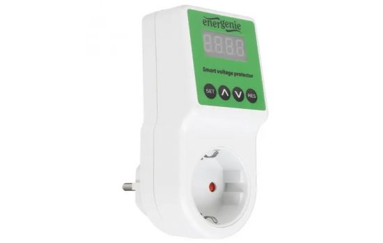 Реле напряжения c дисплеем Energenie EHB8-2, 15А