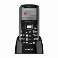 Телефон Maxvi B6ds+докстанция Black