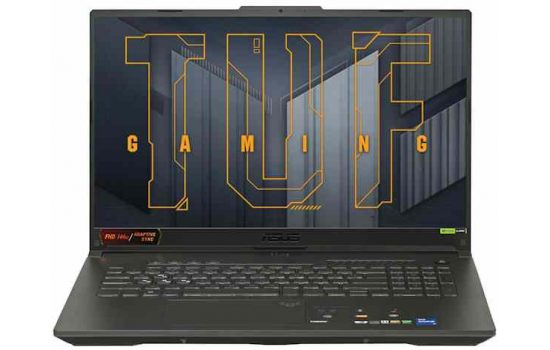 Ноутбук Asus Tuf Gaming F17 FX707ZU4-HX058 17,3" IPS FHD,Core i7 12700H,16/512Gb,RTX4050 6Gb Win.11,Grey